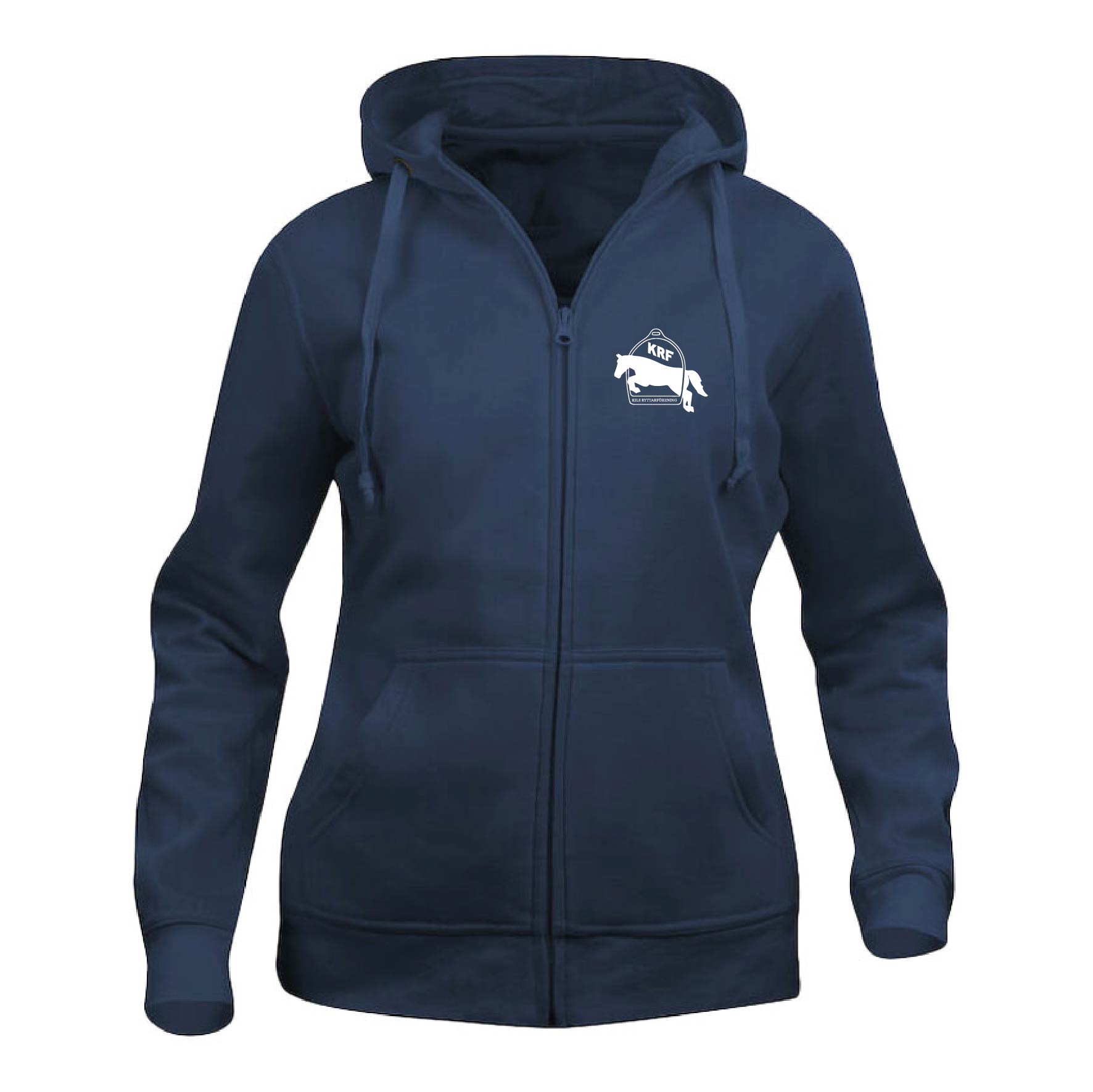 Hood Zip Bomull Dam, KRF