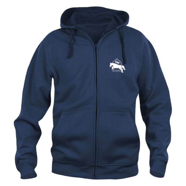 Hood Zip Bomull Herr, KRF